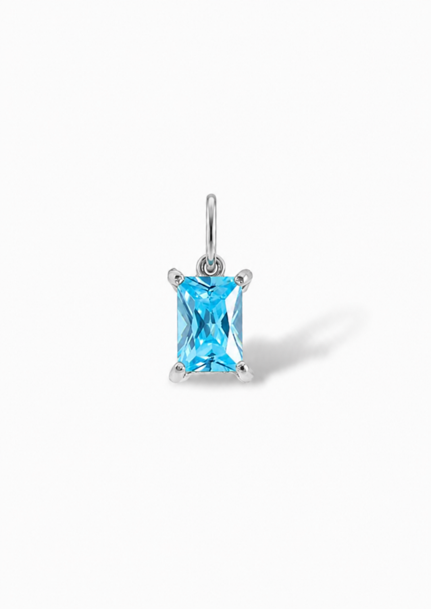 Birthstone Charm I Silber