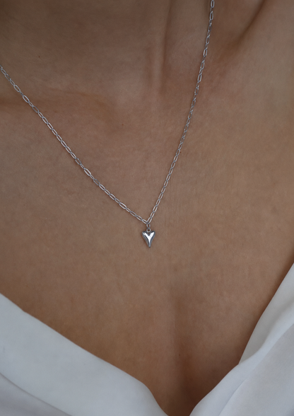 Forever Heart Charm I Silber