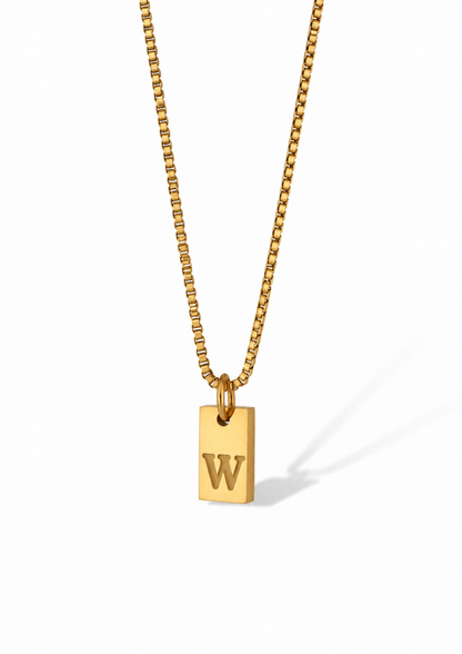 Alpha Halskette I Gold