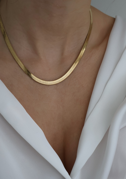 Luna Halskette 5mm I Gold