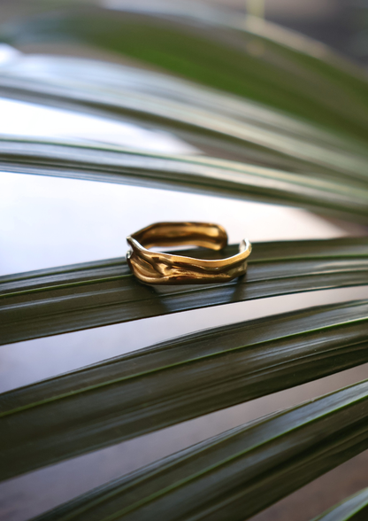 Flow Ring I Gold