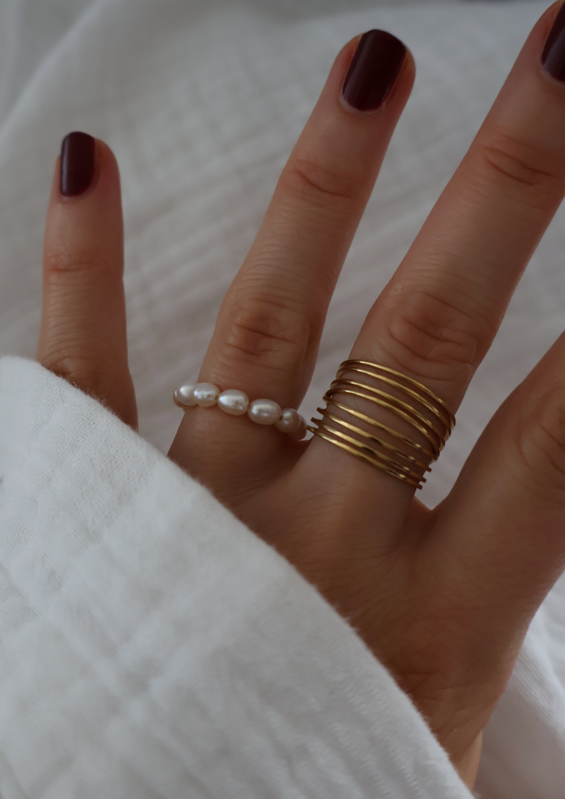 Lines Ring I Gold