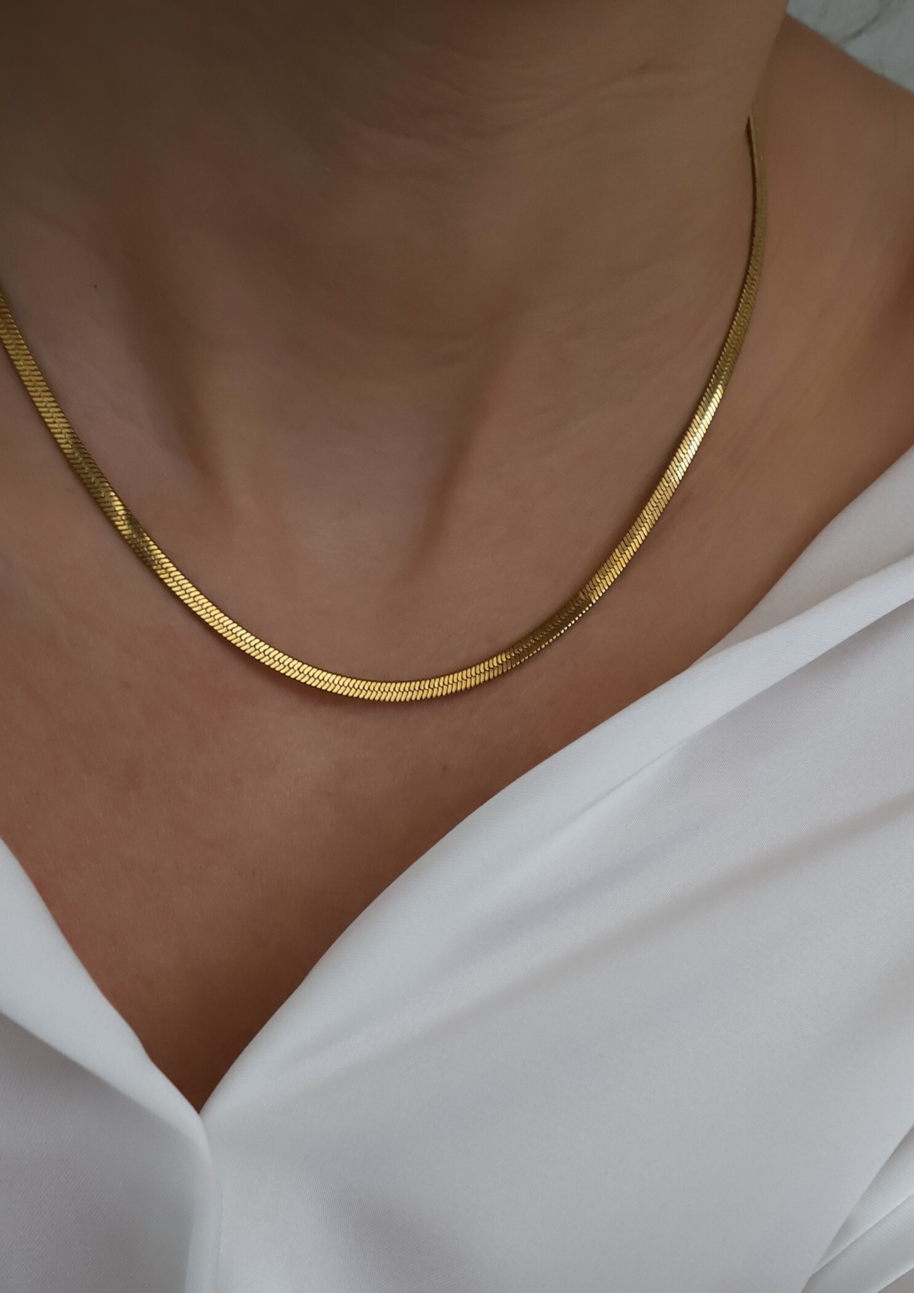 Luna Halskette 3mm I Gold