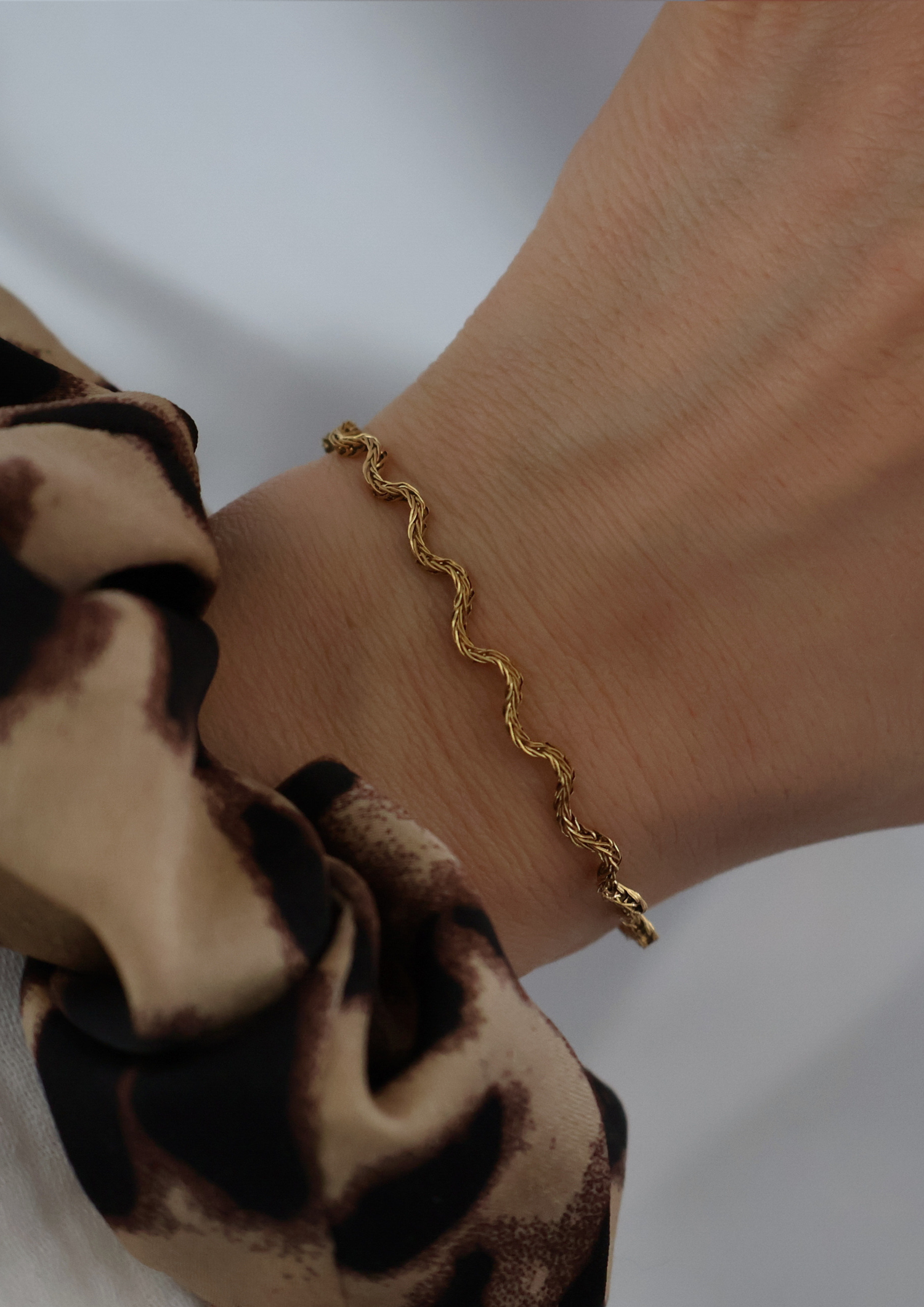 Wave Armband I Gold