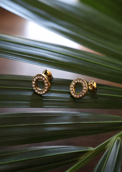 Pointe Ohrstecker I Gold