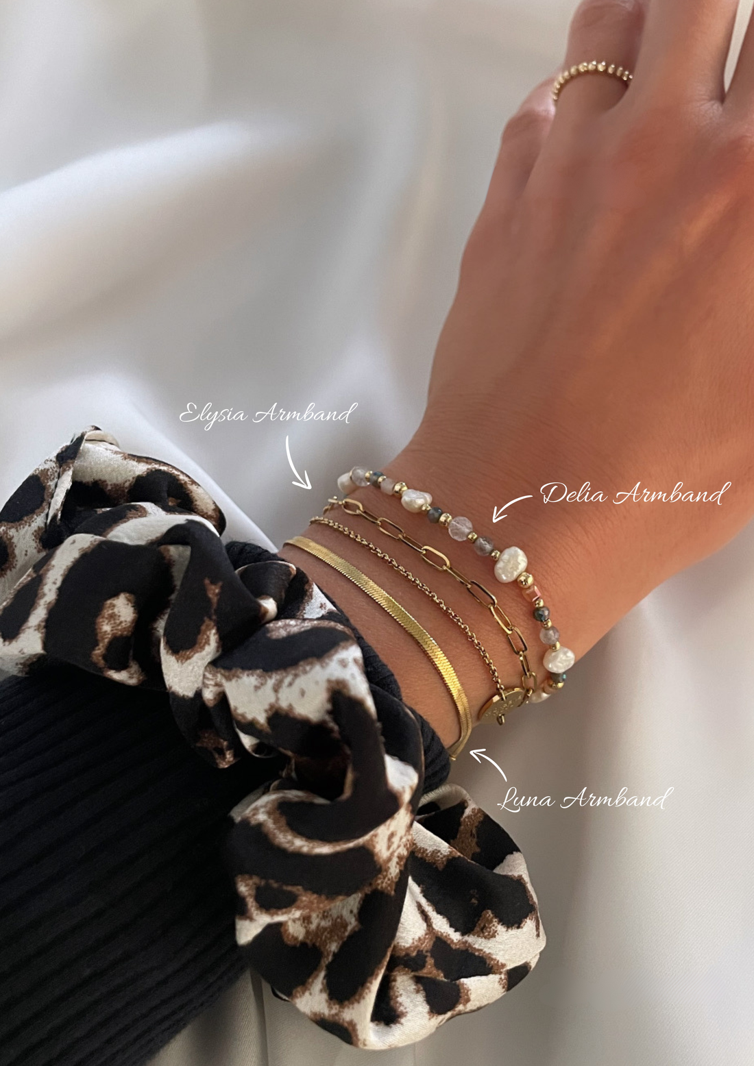 Delia Armband I Gold