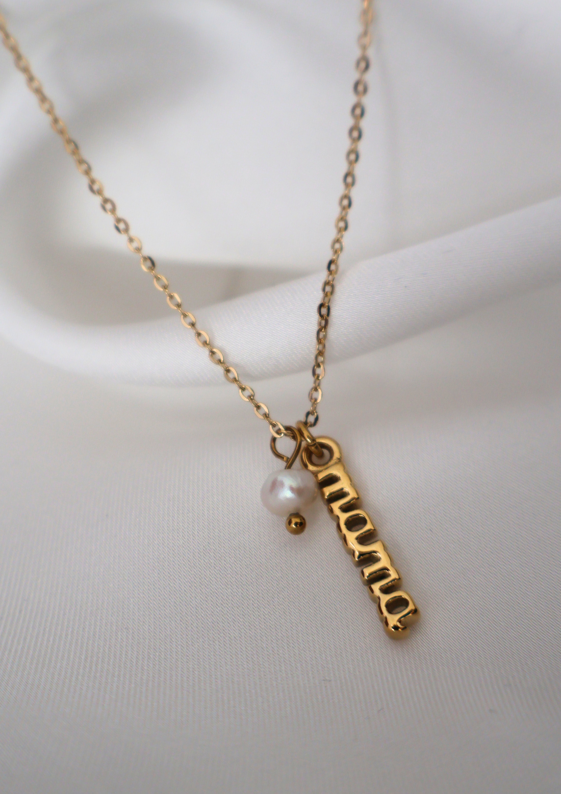 Mama Halskette I Gold