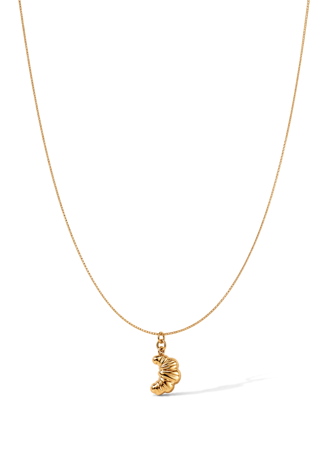 Gipfeli Halskette I Gold