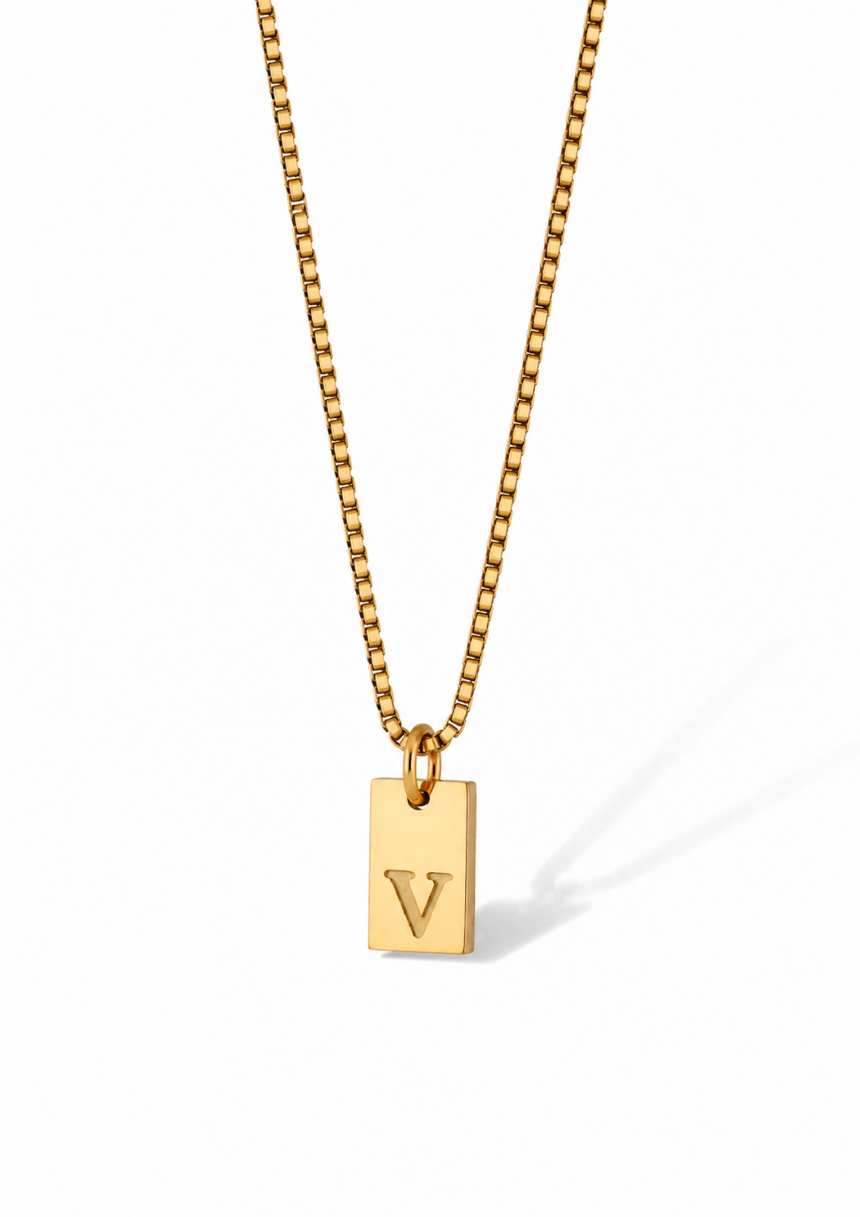 Alpha Halskette I Gold