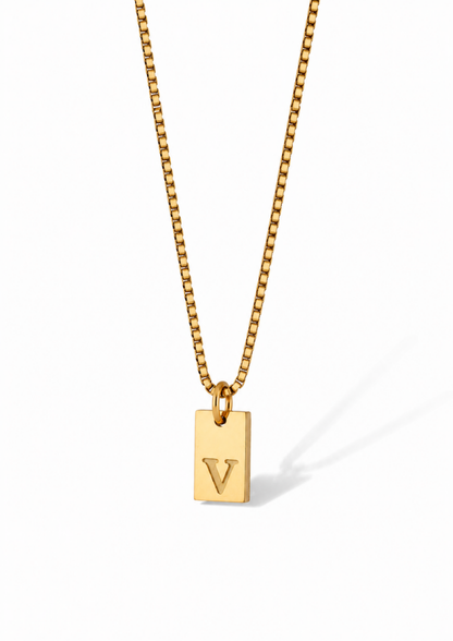 Alpha Halskette I Gold