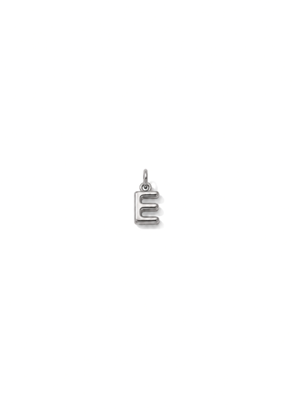 Micro Letter Charm I Silber
