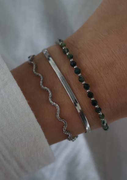 Wave Armband I Silber