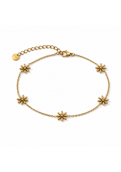 Blossom Fusskettchen I Gold