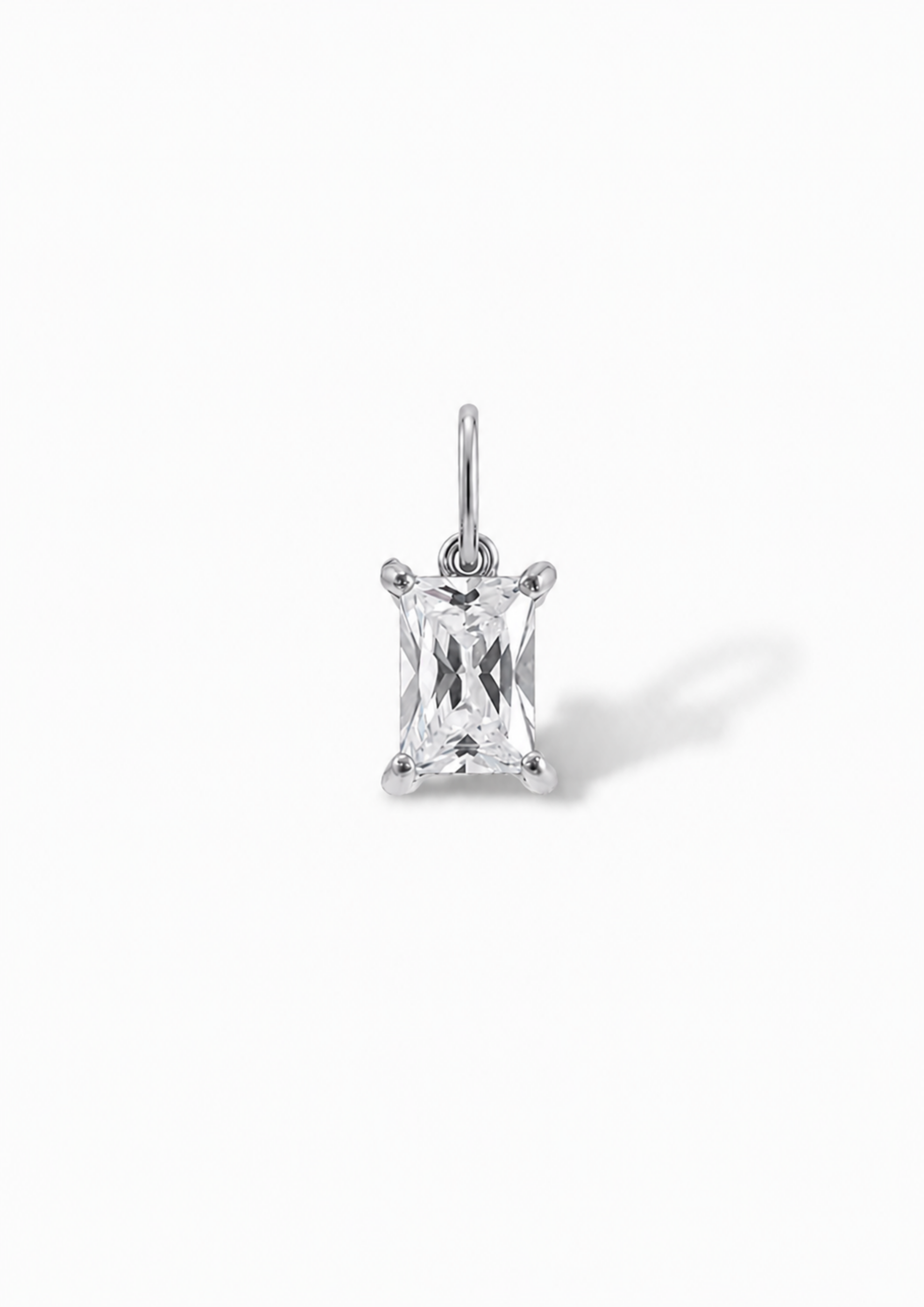 Birthstone Charm I Silber