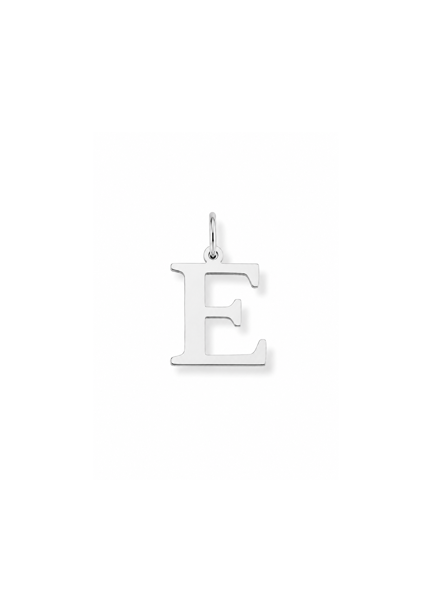 Essential Letter Charm I Silber