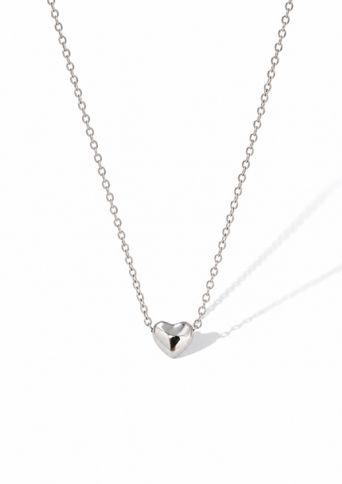 Heart Halskette I Silber