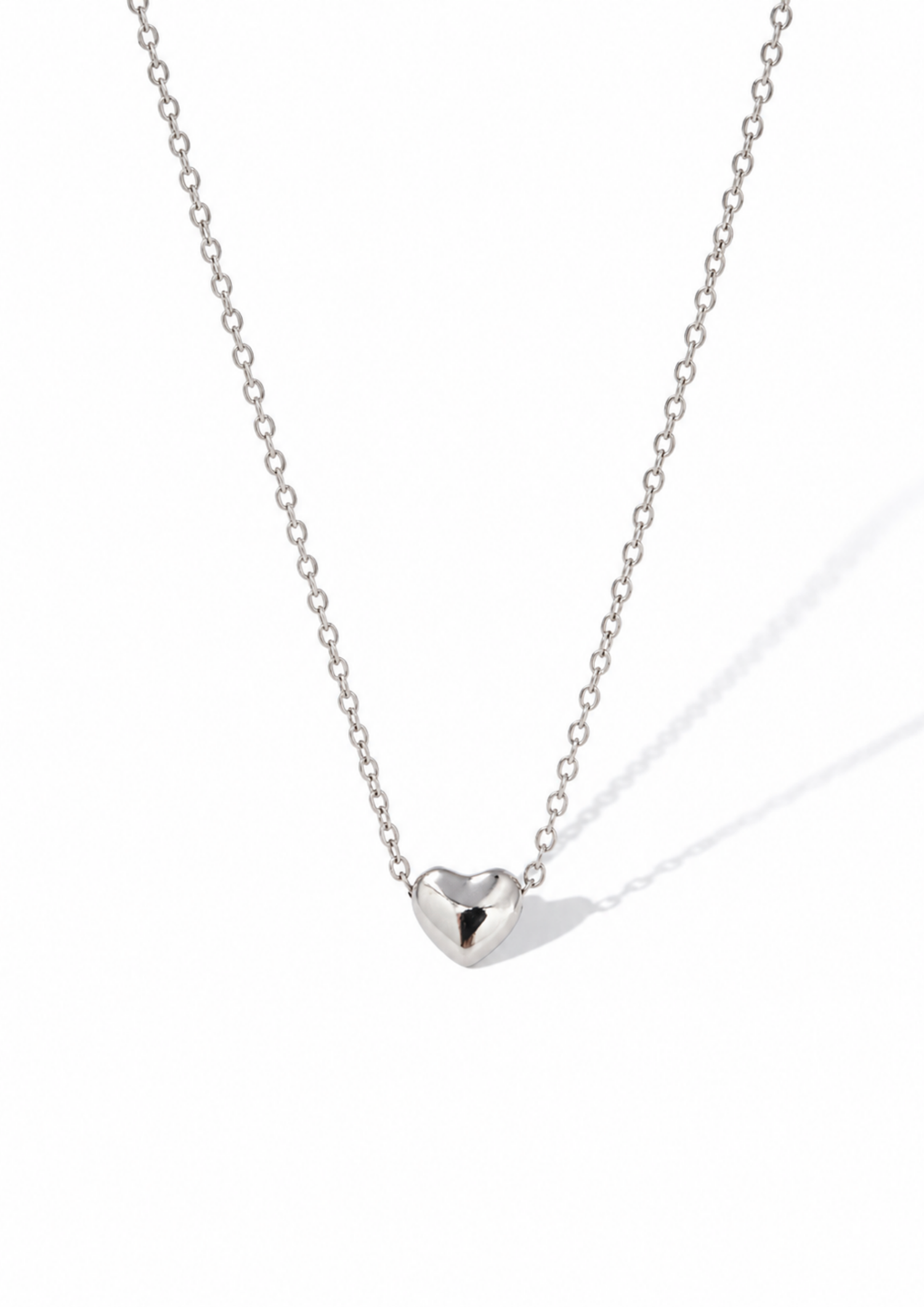 Heart Halskette I Silber