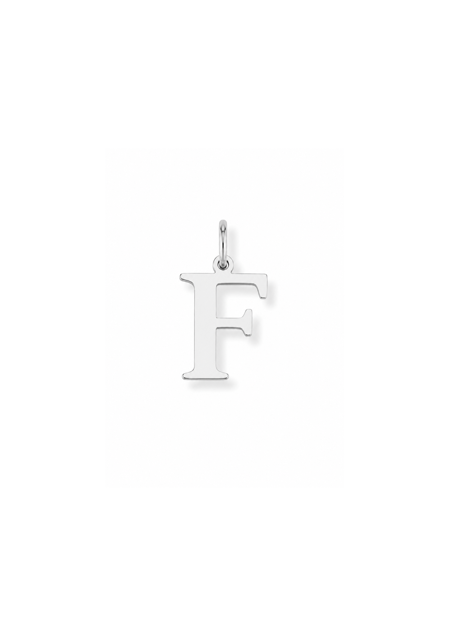 Essential Letter Charm I Silber