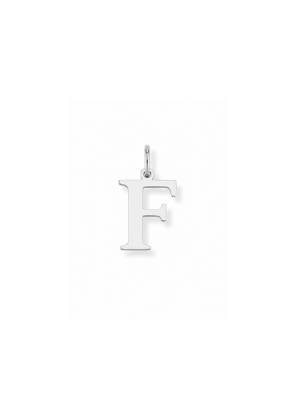 Essential Letter Charm I Silber