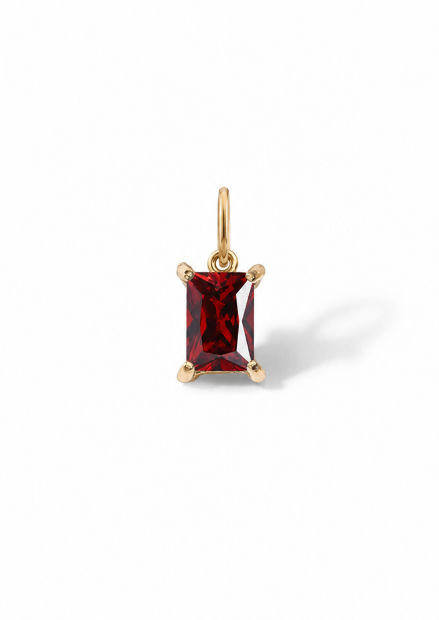 Birthstone Charm I Gold