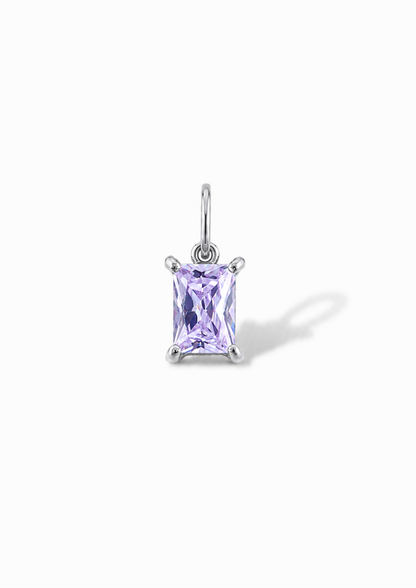 Birthstone Charm I Silber