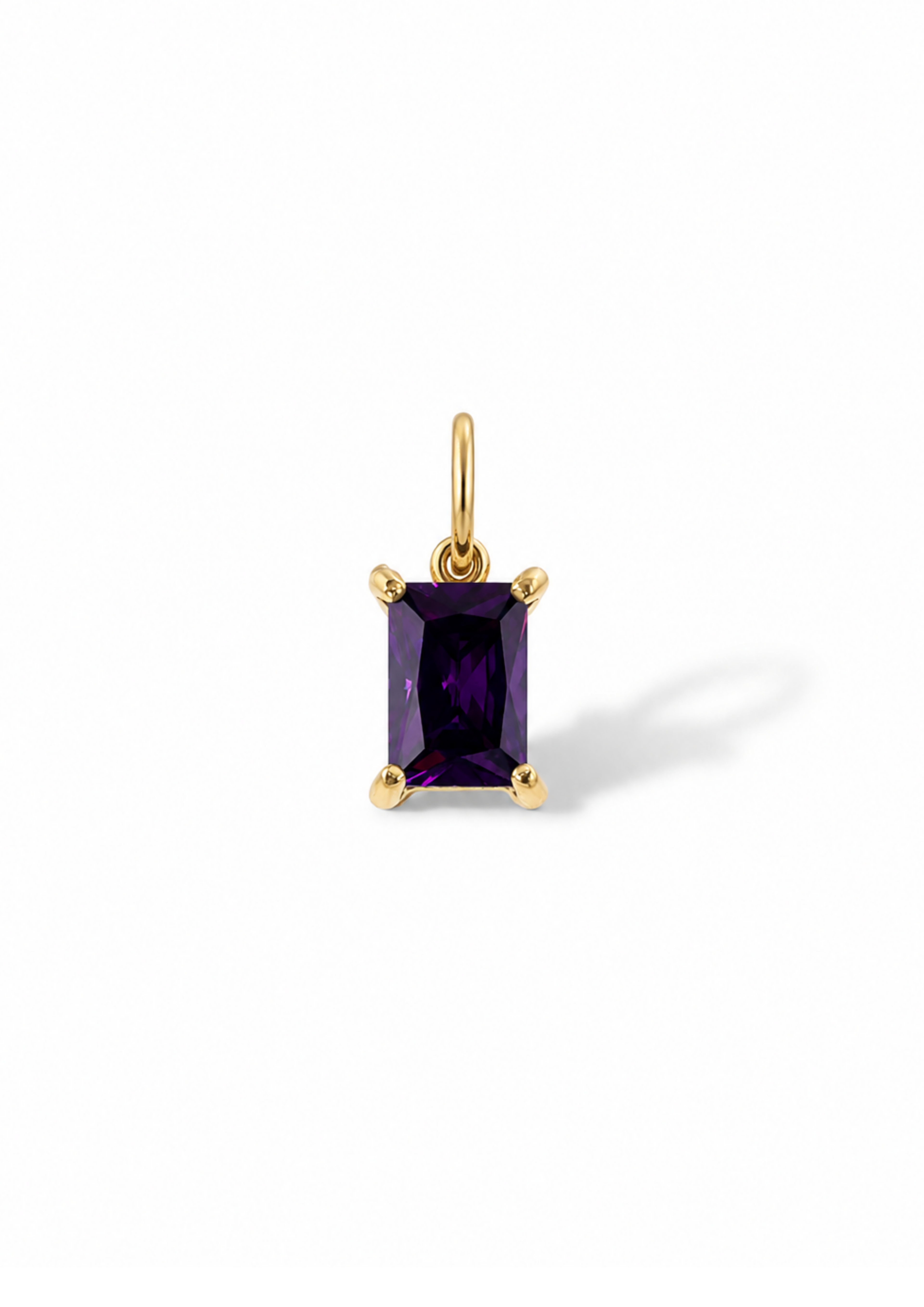 Birthstone Charm I Gold