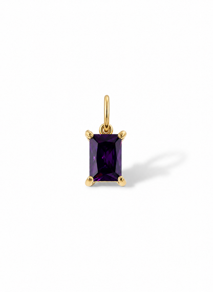 Birthstone Charm I Gold