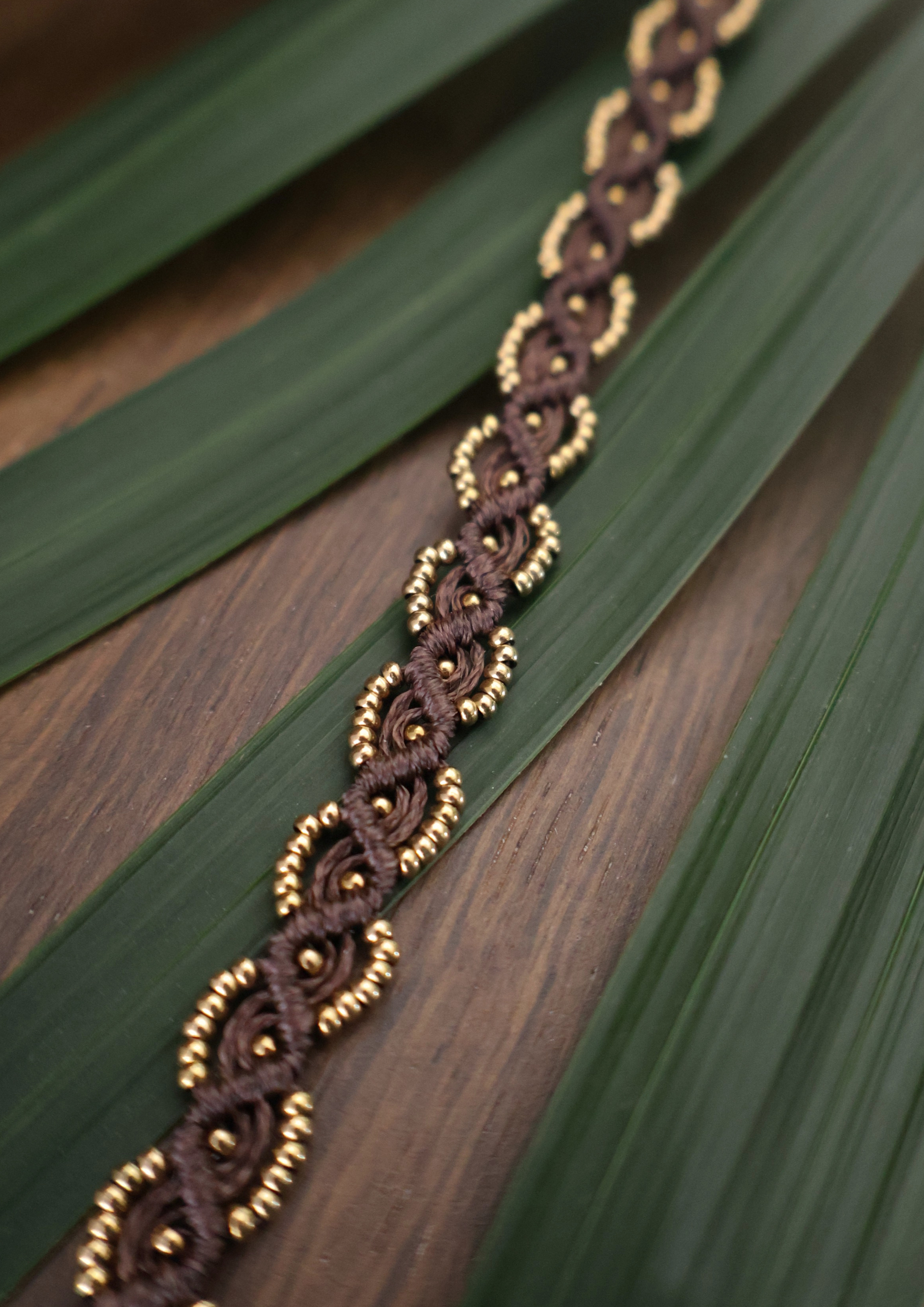 Boho Beach Fusskettchen I Gold