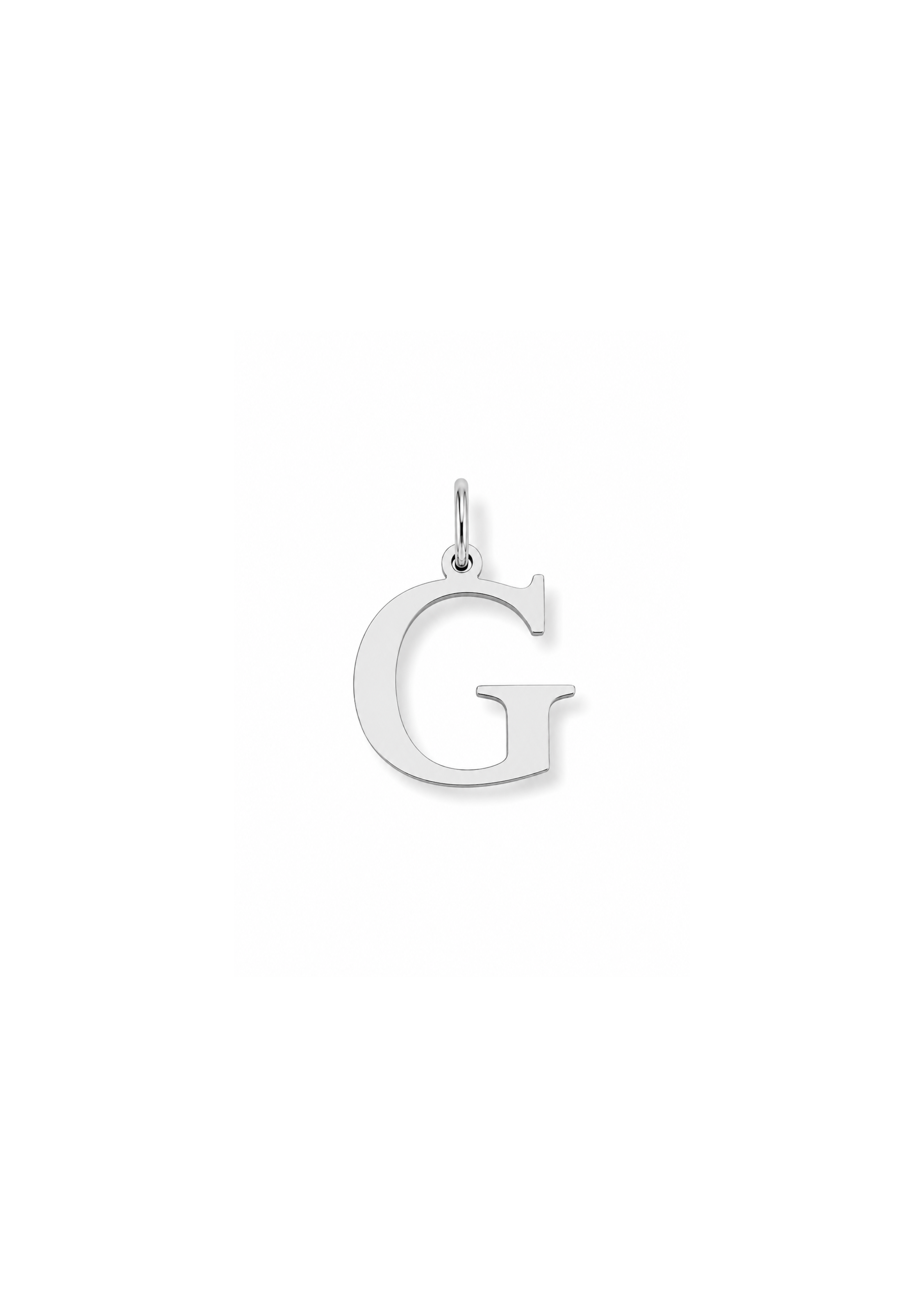 Essential Letter Charm I Silber