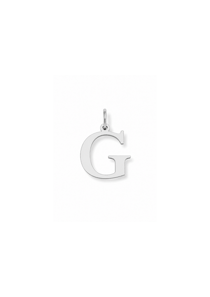 Essential Letter Charm I Silber