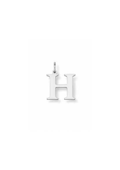 Essential Letter Charm I Silber