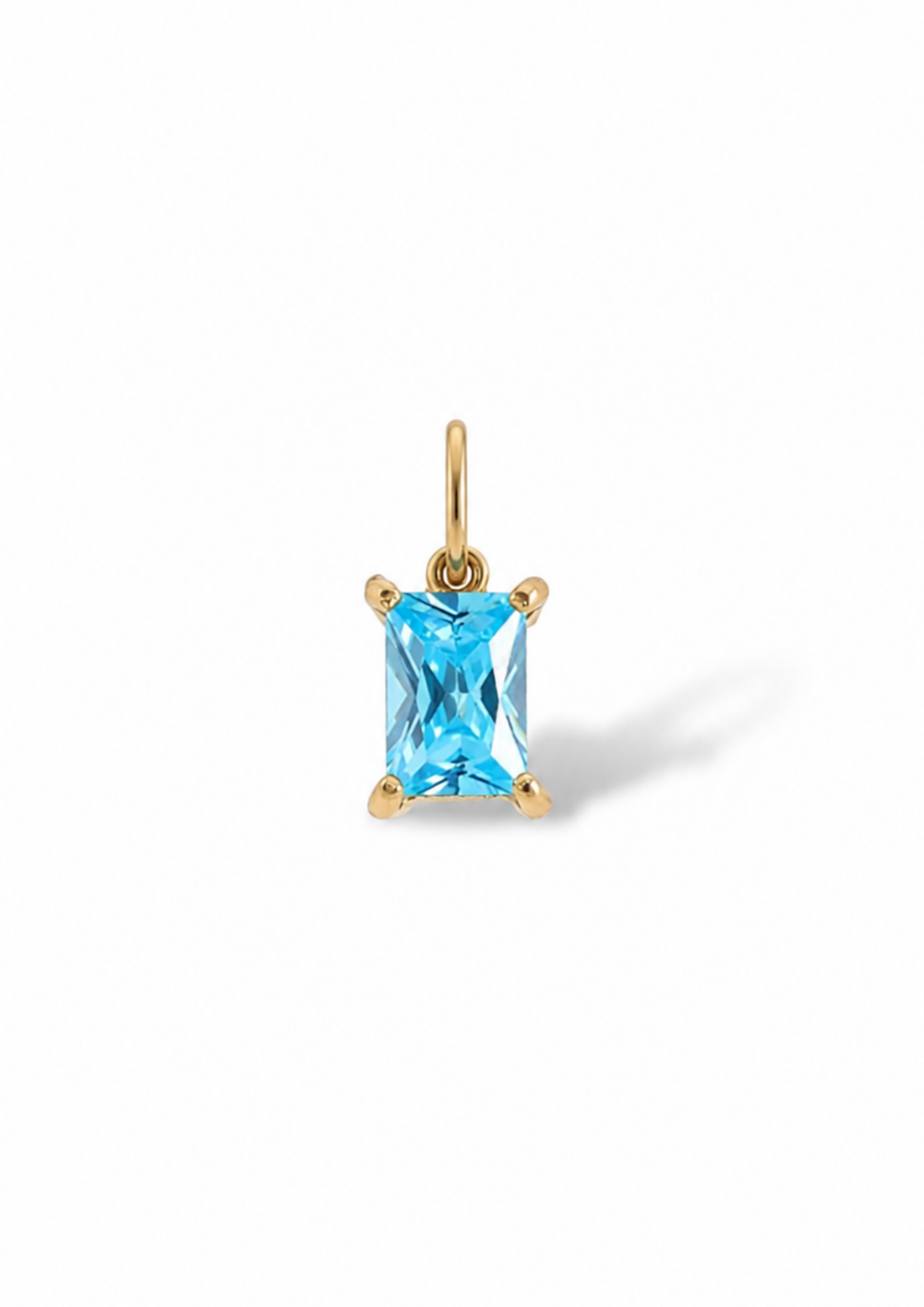 Birthstone Charm I Gold