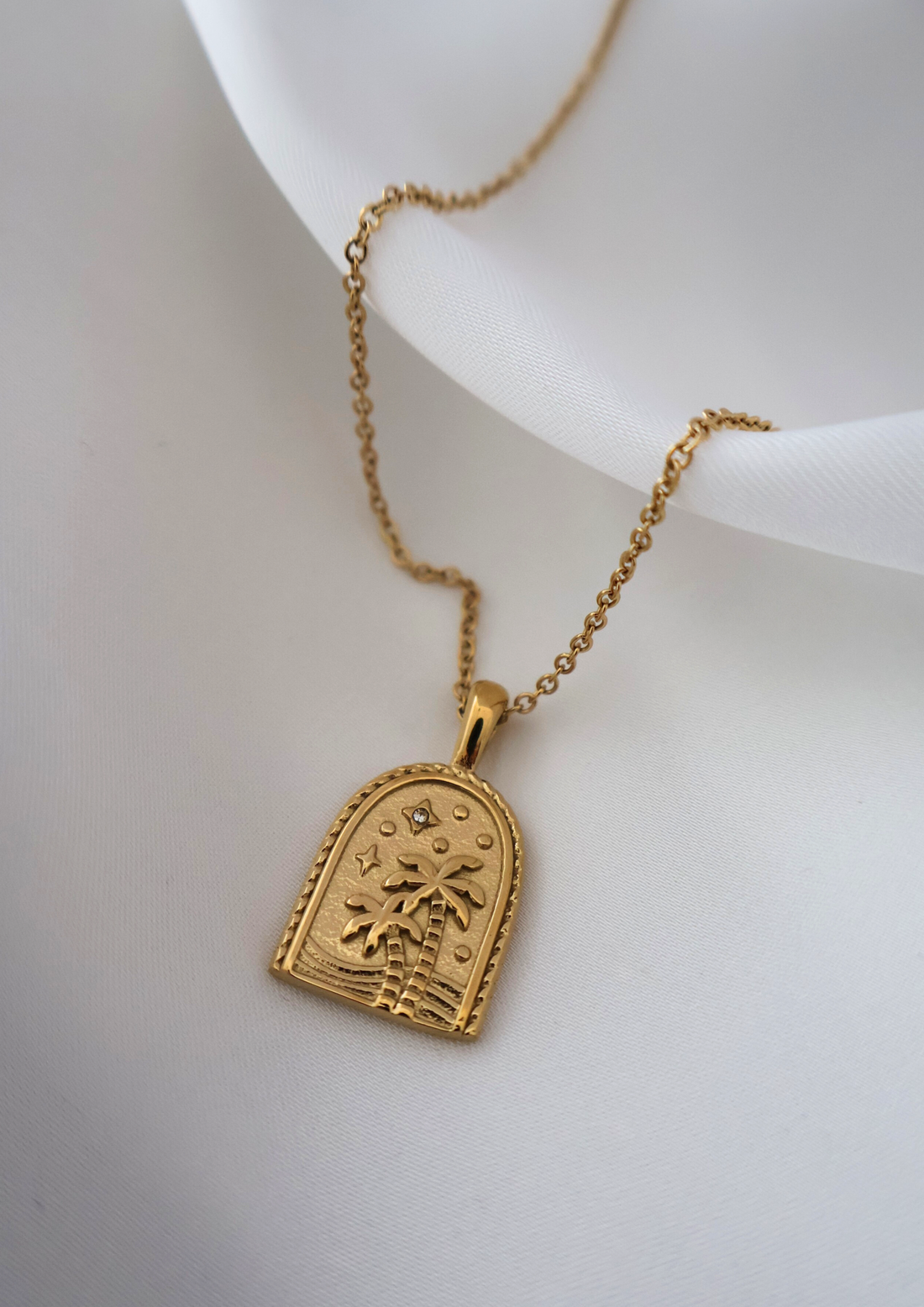 Island Halskette I Gold