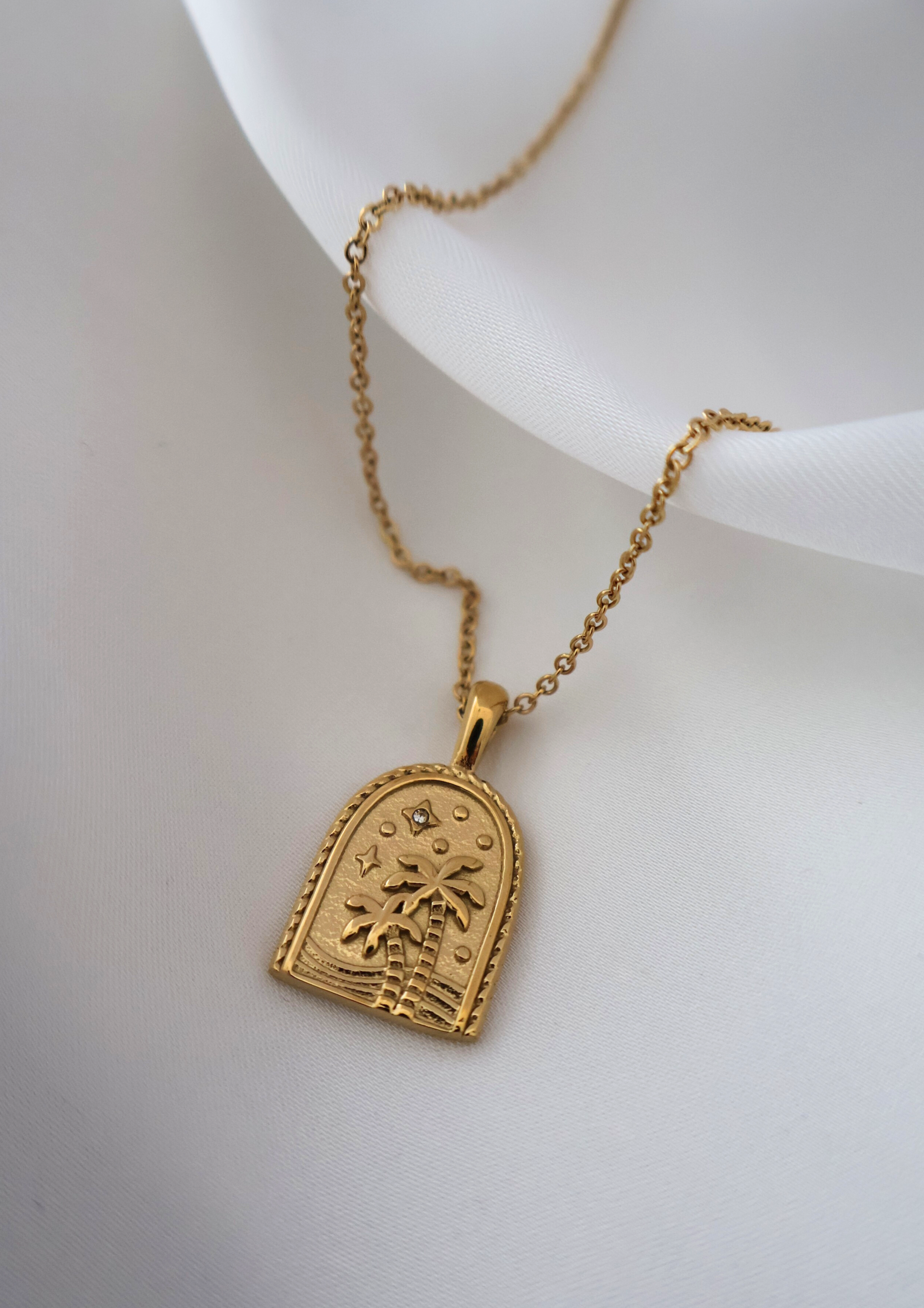 Island Halskette I Gold
