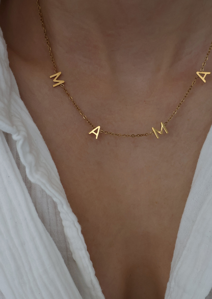 MAMA Halskette I Gold
