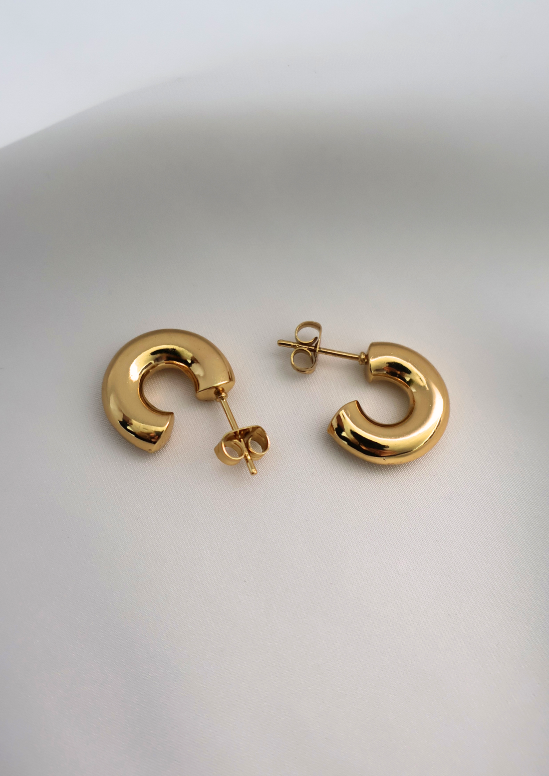 Halo Ohrstecker I Gold