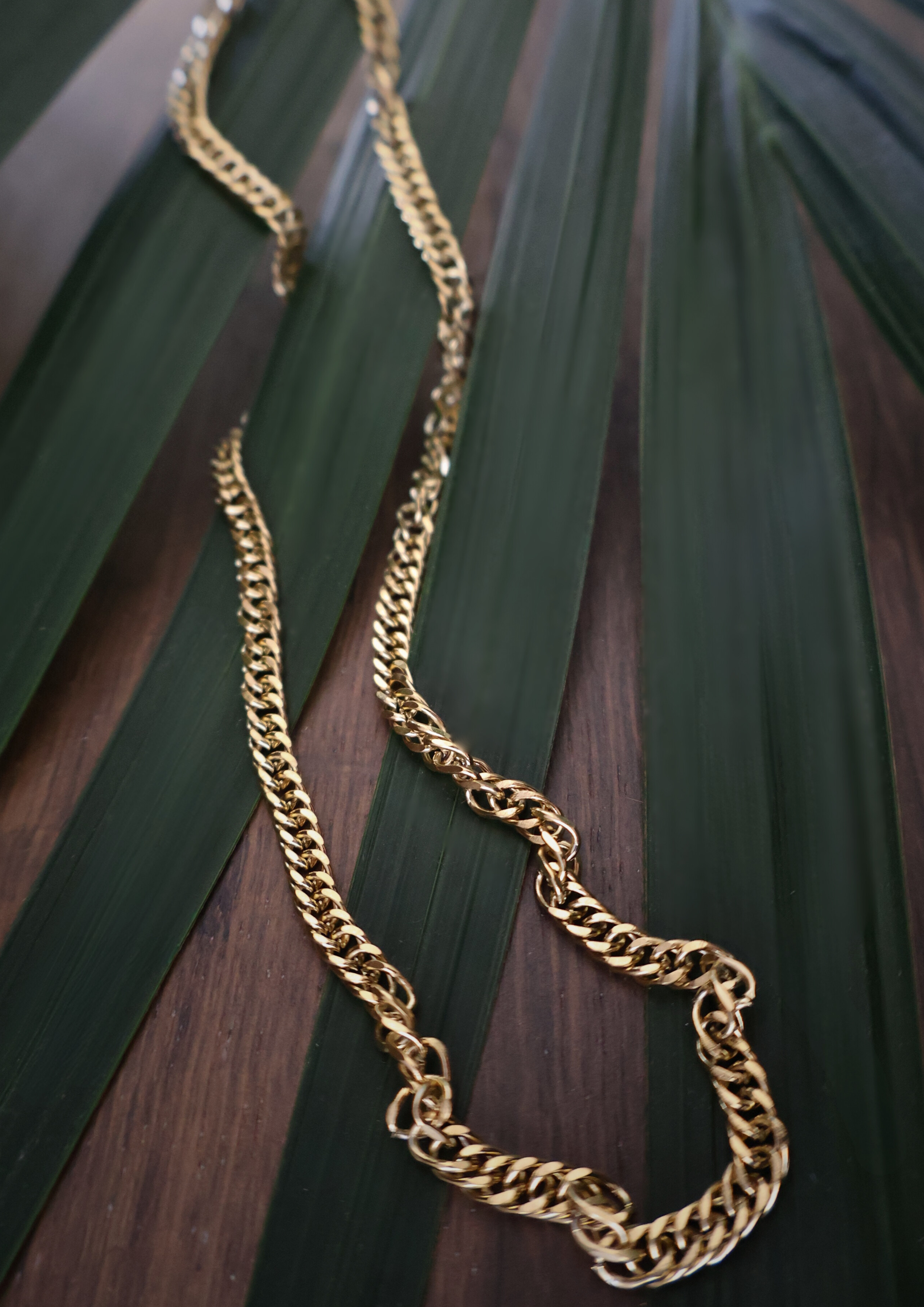 Raw Halskette I Gold