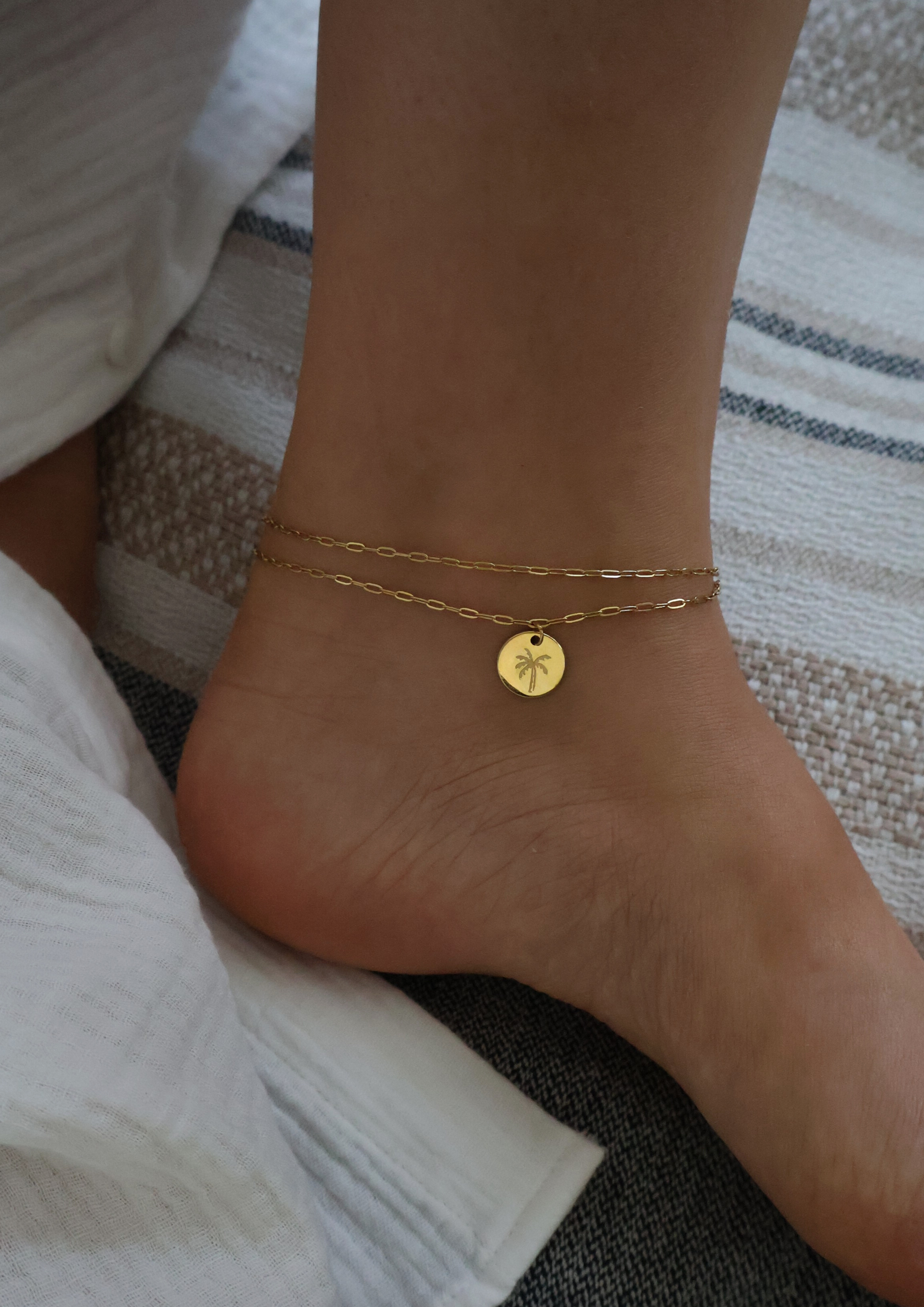 Elaia Fusskettchen I GOLD
