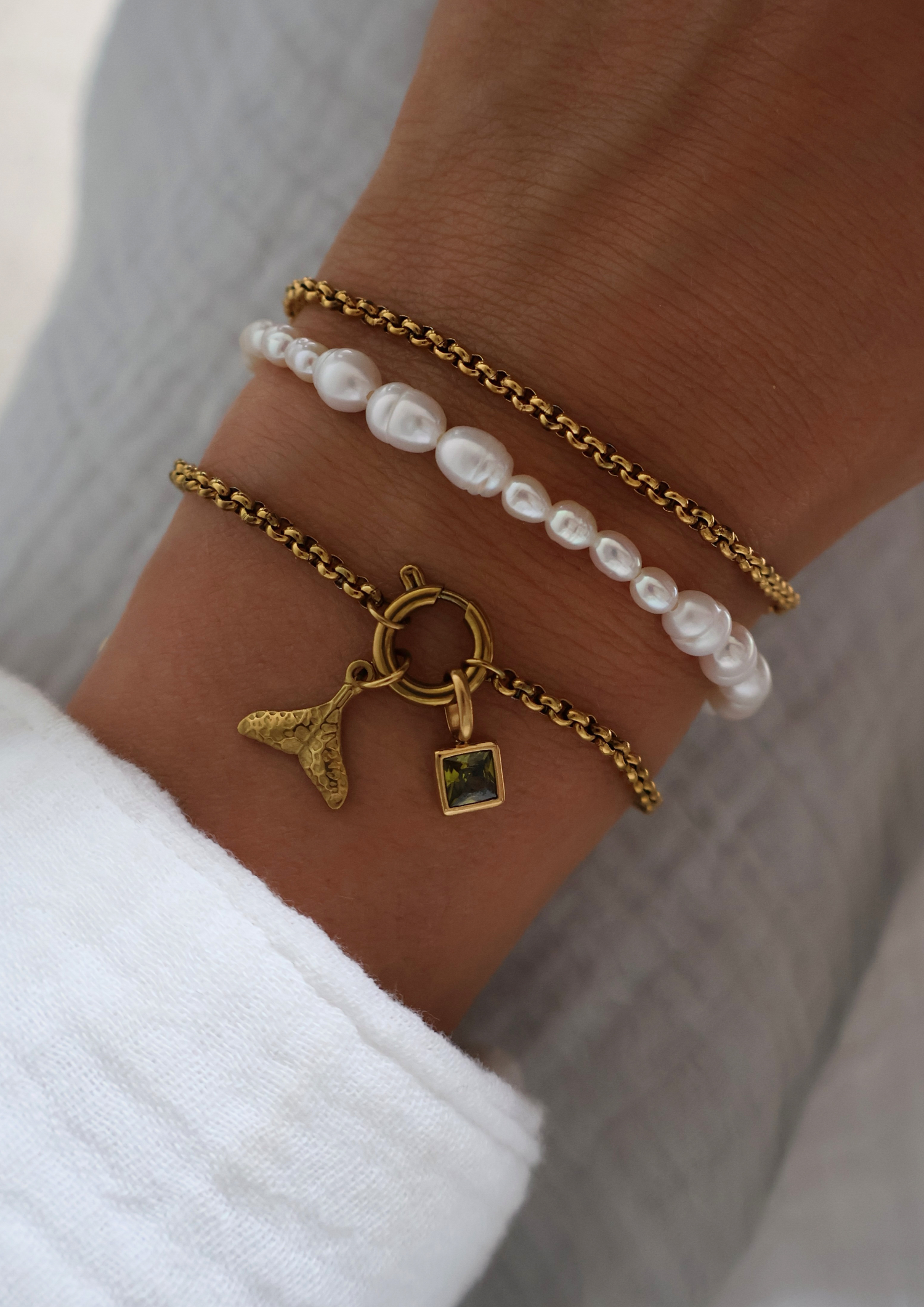 Birthstone Charm I GOLD