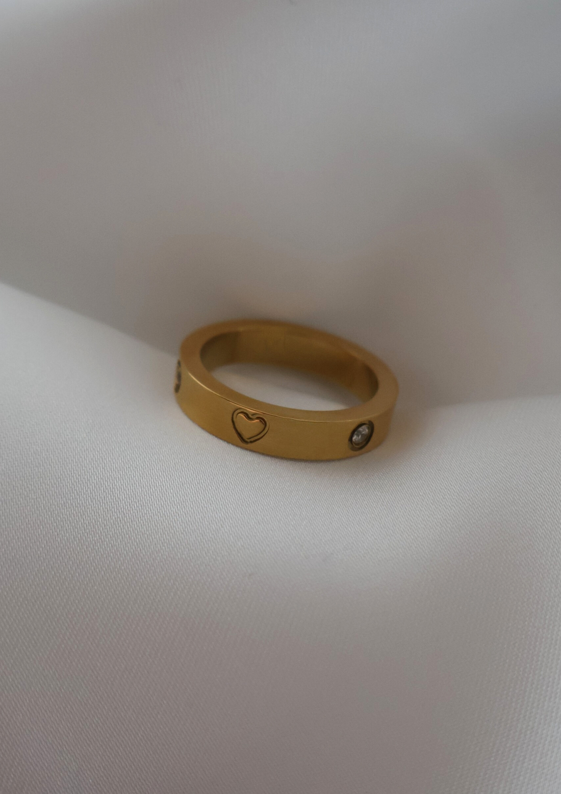 Golden Heart Ring I GOLD