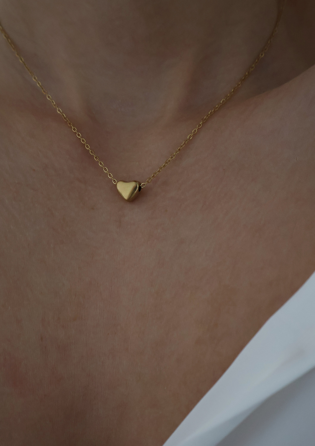 Heart Halskette I Gold