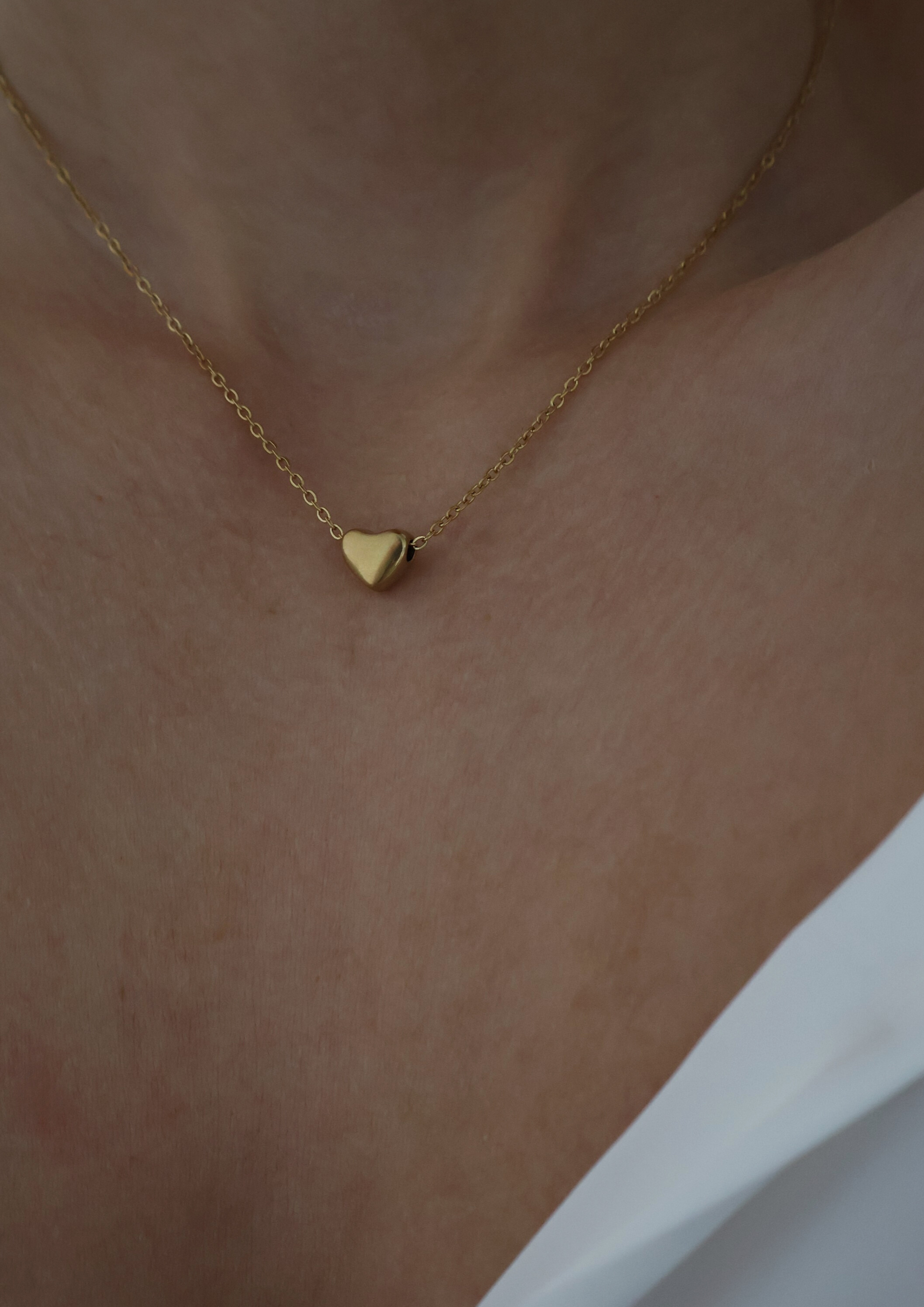 Heart Halskette I Gold