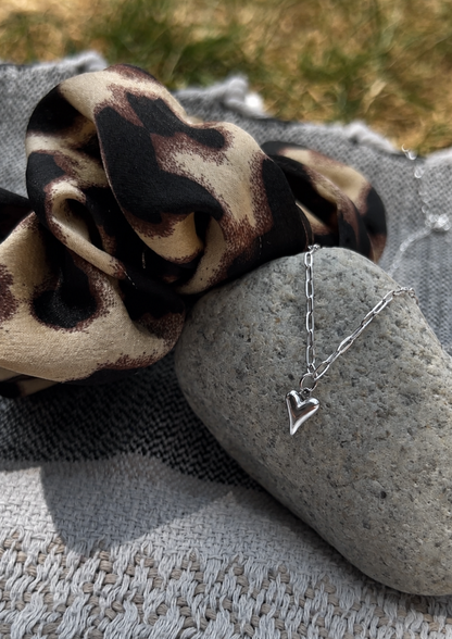 Forever Heart Charm I Silber