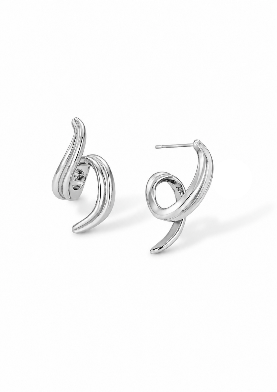 Sleek Ohrstecker I Silber