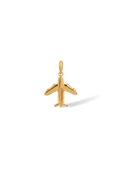 Airplane Charm I Gold