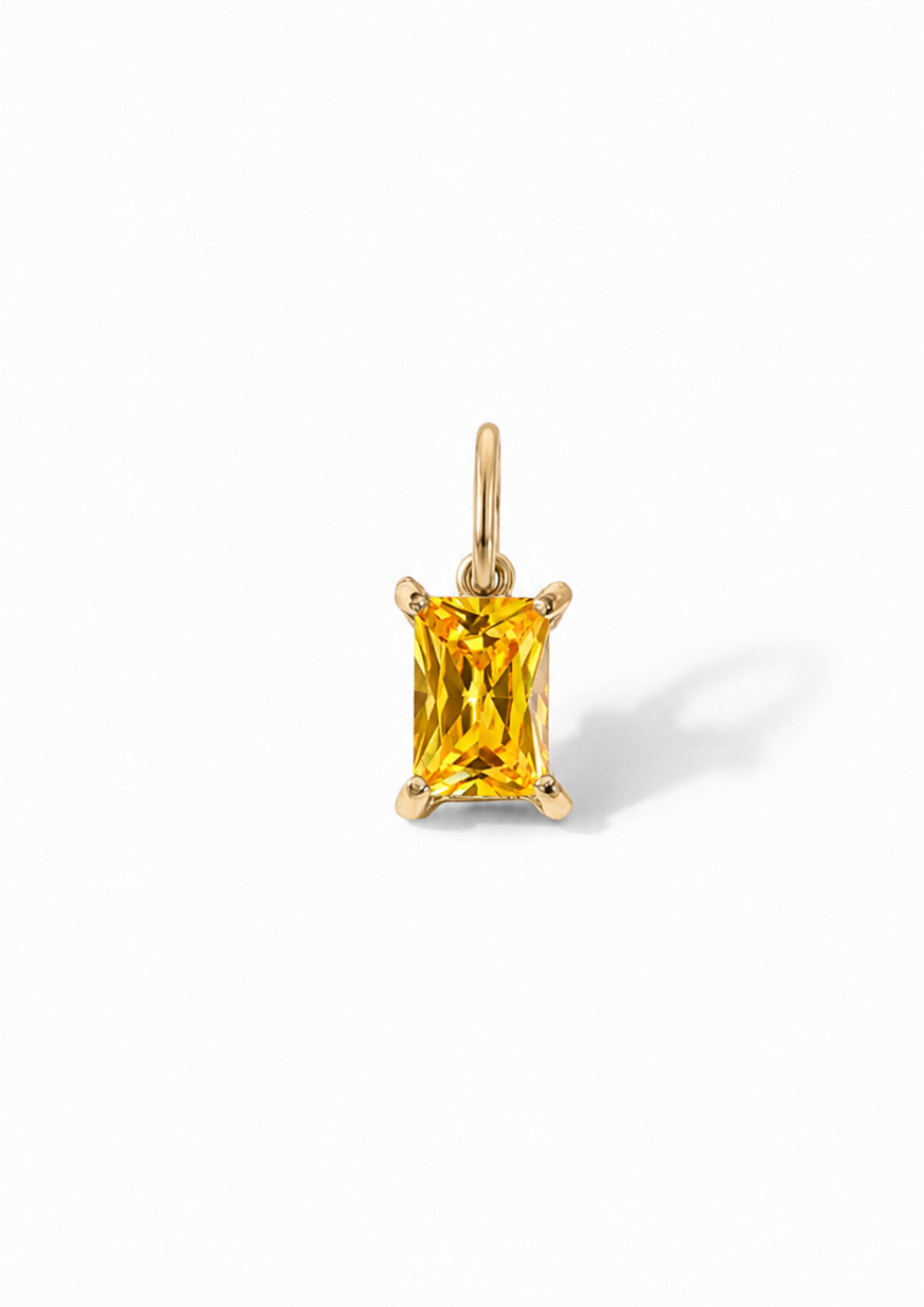 Birthstone Charm I Gold