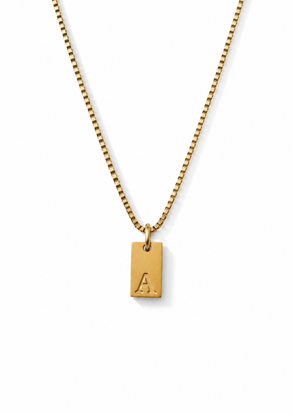 Alpha Halskette I Gold