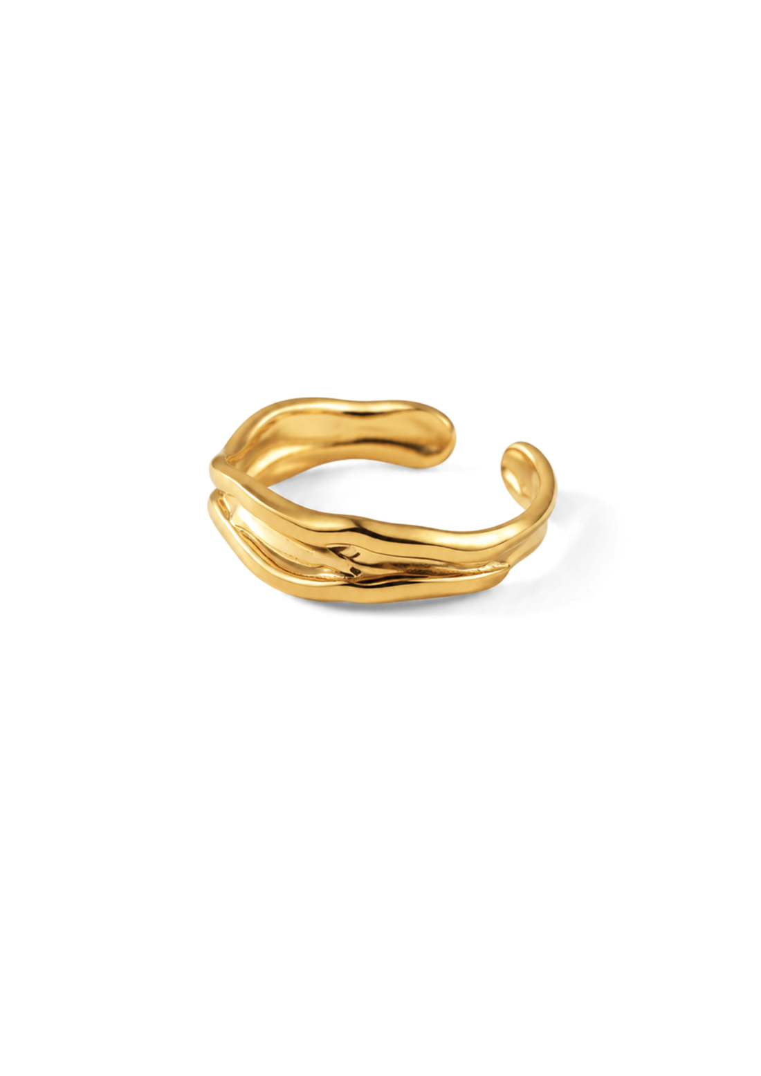 Flow Ring I Gold