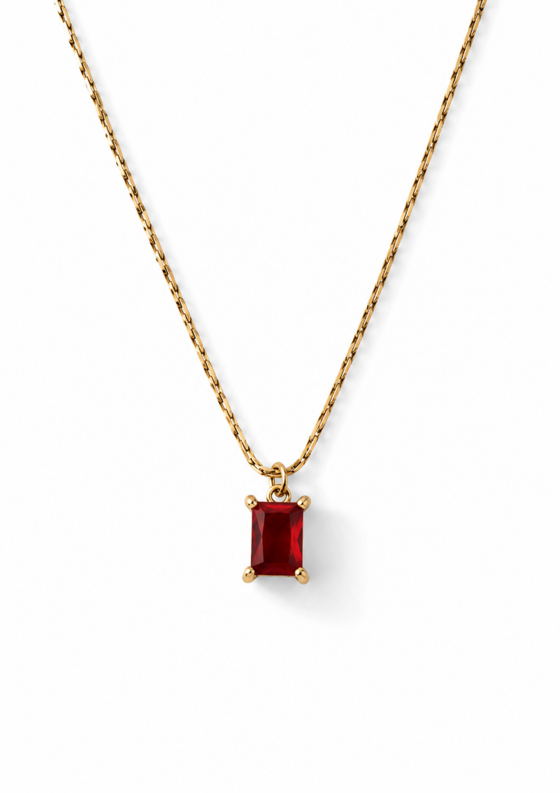Birthstone Halskette I Gold