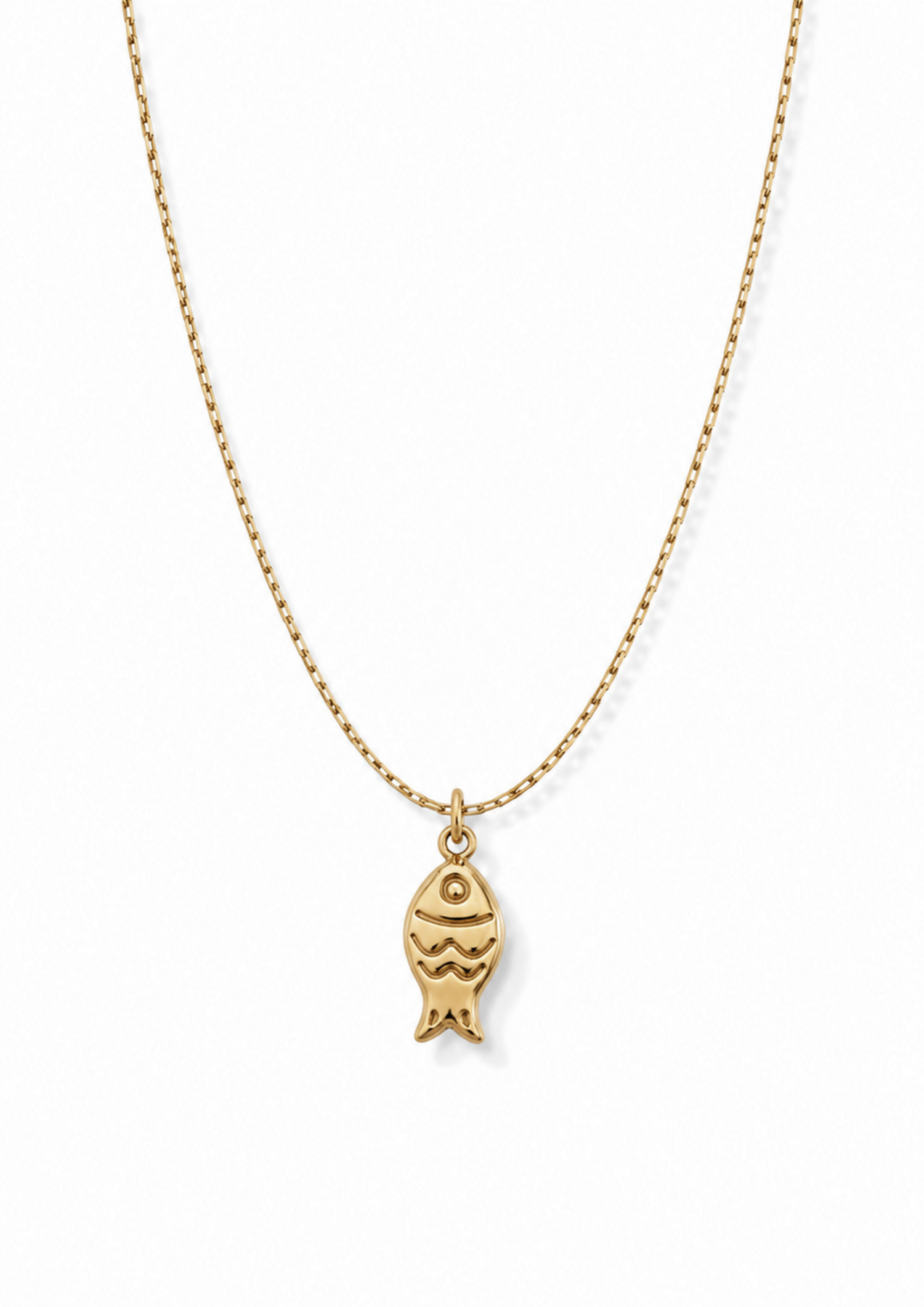 Fish Halskette I Gold